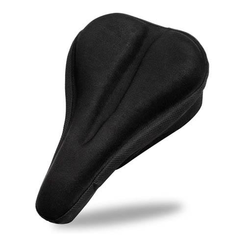 Extra Wide Big Bum Bike Saddle Seat With Gel Cushion - Soft Comfort Pad - Red